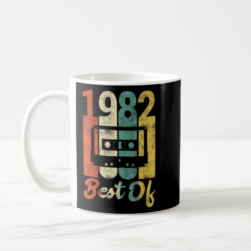 Best Of 1982 40th Birthday Cassette Tape  Coffee Mug