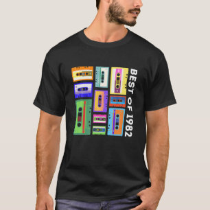 Best Of 1982 Cassette Tape 80S 90S Retro Mixtape M T-Shirt