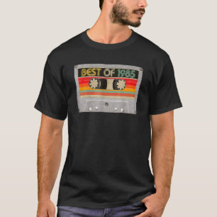 Best Of 1985 37th Birthday Cassette Tape Vintage T-Shirt