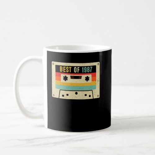 Best of 1987 Cassette Tape Retro Vintage 36th Birt Coffee Mug