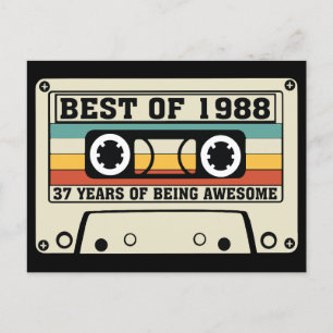 Best of 1988 37 years of being awesome holiday postcard
