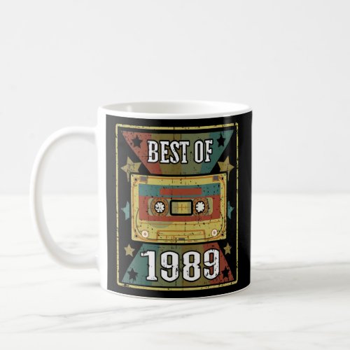 Best Of 1989 Retro Vintage Cassette Tape Classic M Coffee Mug