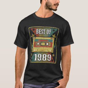 Best Of 1989 Retro Vintage Cassette Tape Classic M T-Shirt
