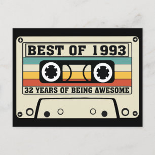 Best of 1993 32 years of being awesome holiday postcard