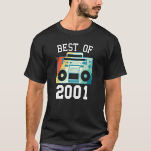 Best Of 2001 Birth Year Vintage Birthday 2001 T-Shirt