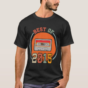 Best Of 2015 6th Birthday Retro Cassette Tape T-Shirt