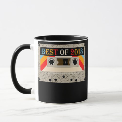 Best Of 2018 4 Years Old Birthday Cassette Tape Mug