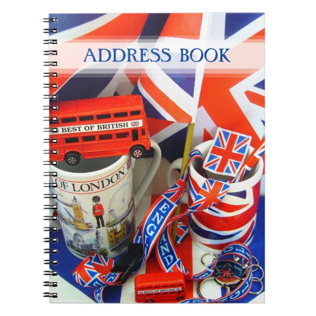 Best of British Souvenirs Adress Book (Front)