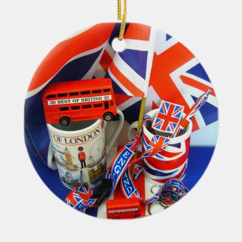 Best of British Souvenirs Ceramic Ornament