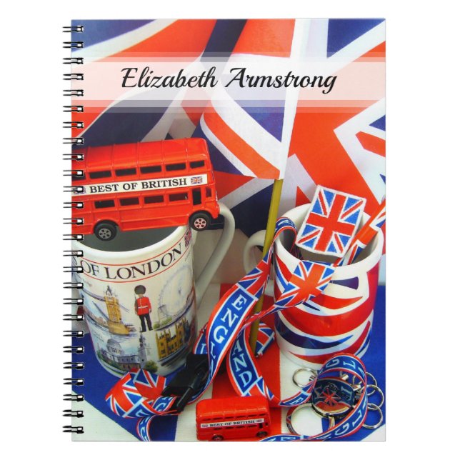 Best of British Souvenirs Notebook (Front)
