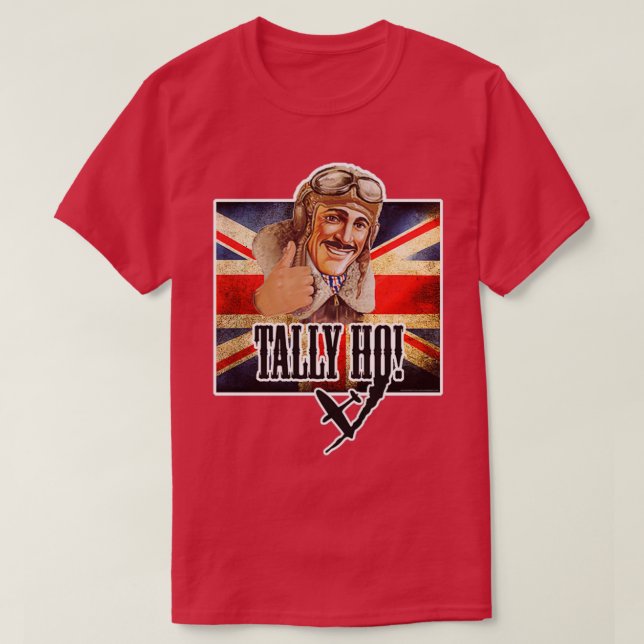 Best of British Tally Ho  T-Shirt (Design Front)