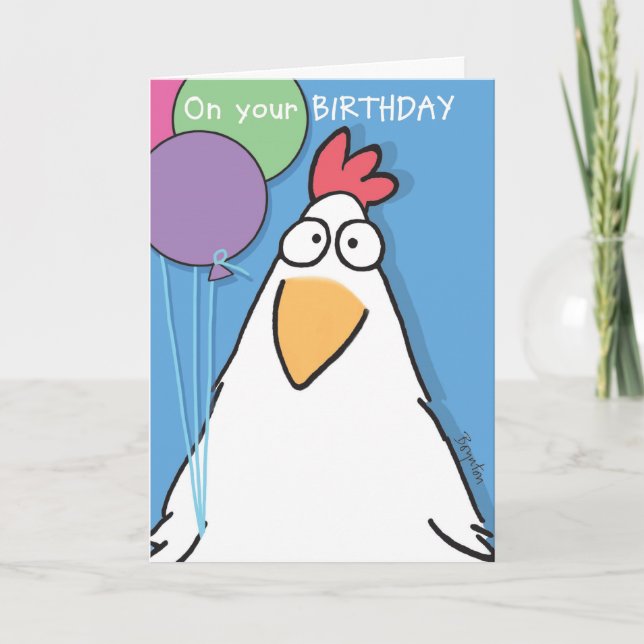 BEST OF CLUCK Birthday by Boynton Card (Front)