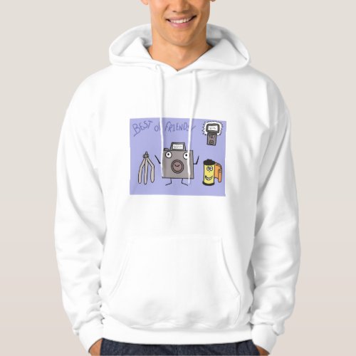 Best of friends film camera hoodie