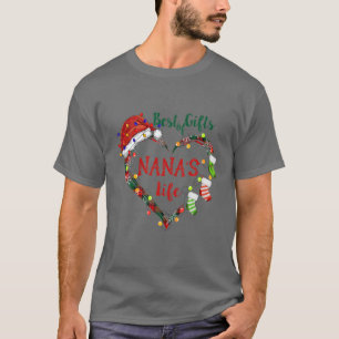 Best Of Gifts In Nana 'S Life Heart Christmas Ligh T-Shirt