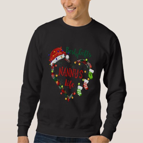 Best Of  In Nanny S Life Heart Christmas Light Sweatshirt