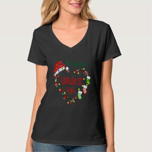 Best Of  In Yaya S Life Heart Christmas Light T_Shirt
