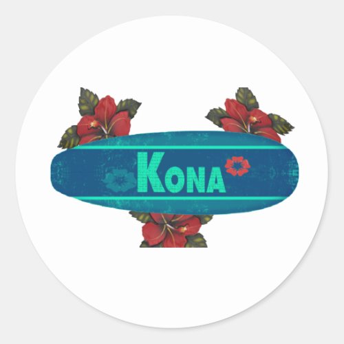 Best of Kona Classic Round Sticker