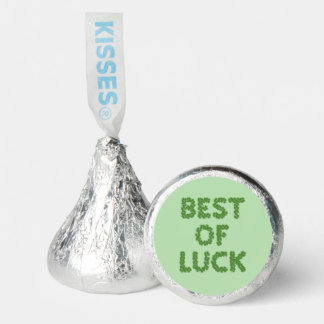 Best of Luck Clovers Greeting Hershey®'s Kisses®