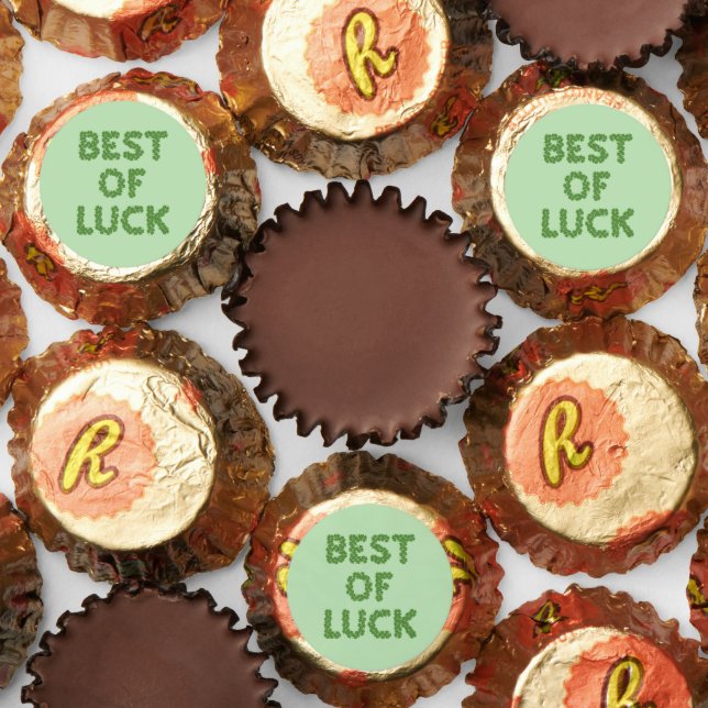 Best of Luck Clovers Greeting Reese's Peanut Butter Cups (Assorted)