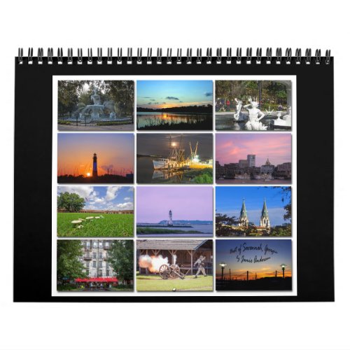 Best of Savannah Georgia Calendar