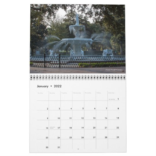 Best of Savannah, Calendar