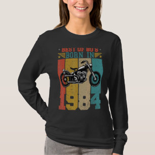 Best Of The 80's Born In 1984 Vintage Motorcycle B T-Shirt
