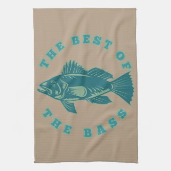 Best Of The Bass Towel by BostonRookie at Zazzle