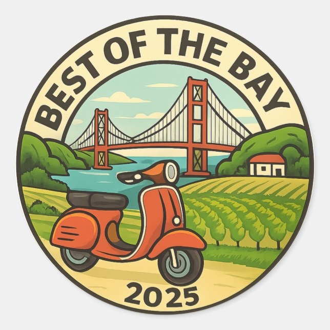 Best of the Bay - Sticker Pack (Front)