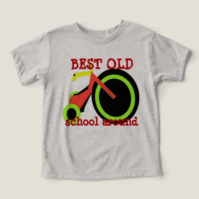 Best Old School Around - Toddler T-shirt (Design Front)
