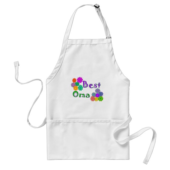 Best Oma  Mother's Day Gifts Adult Apron (Front)