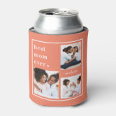 Custom 25.4 oz. Oil Can Beer Coolers with Personalized 1 Color Design