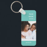 Best One Editable Color Custom Photo Keychain<br><div class="desc">Keep your keys safe and spectacular with a personalized keychain. Designed by Berry Berry Sweet,  Modern Stationery and Personalized Gifts. Visit our website at www.berryberrysweet.com to see our full product lines.</div>