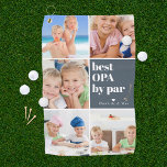 Best Opa by Par | Photo Collage Father's Day Golf Towel<br><div class="desc">Give your golf pro grandpa a Father's Day gift he can proudly use on the golf course! The perfect gift for any dad (can be customized for any daddy moniker - papa, grandad, grandpapa, grampa, gramps, grampy, pawpaw, pappou, poppop, abuelo etc). Upload your digital photos to customize a gift he...</div>