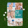 Best Opa by Par | Photo Collage Father's Day Golf Towel
