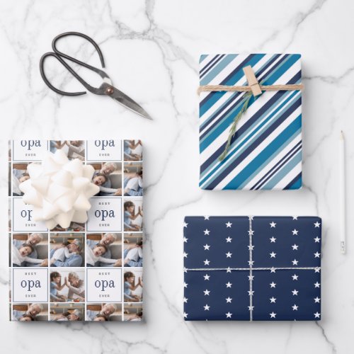 Best Opa Ever Fathers Day Coordinating Wrapping Paper Sheets