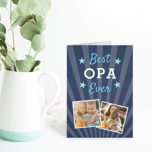 Best Opa Ever Father's Day Photo Card