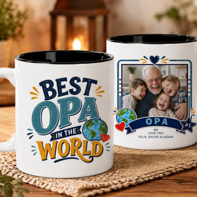 Best Opa in the World Photo Mug (Creator Uploaded)
