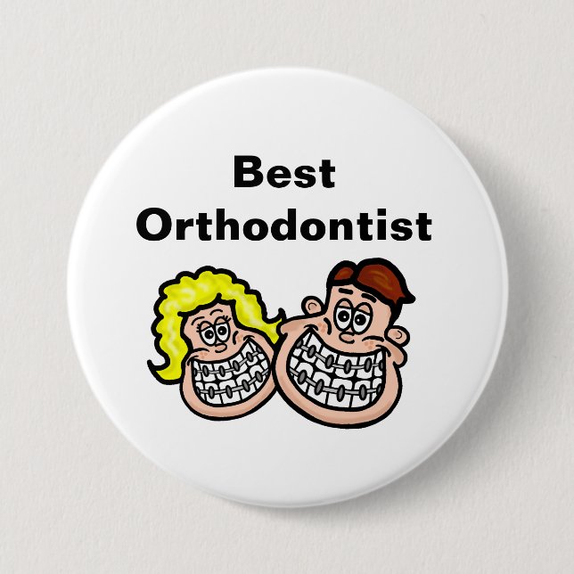 Best Orthodontist Button (Front)