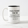Best Orthodontist Personalized Professional Name Two-Tone Coffee Mug