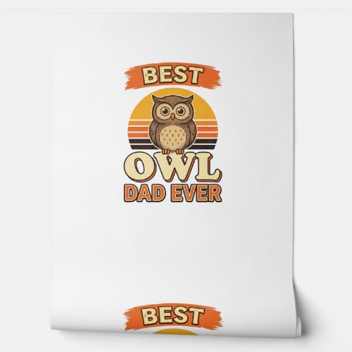 Best Owl Dad Ever Vintage Engraving Shirt Design_1 Wallpaper