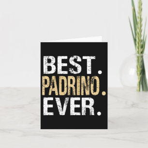 Best Padrino Ever Spain Spanish Godfather Card