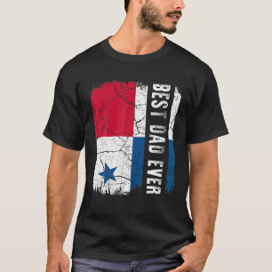 Best Panamanian Dad Ever Panama Daddy Father's Day T-Shirt
