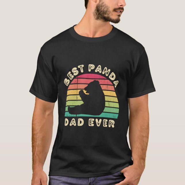 Best Panda Dad Ever Father'S Day T-Shirt (Front)