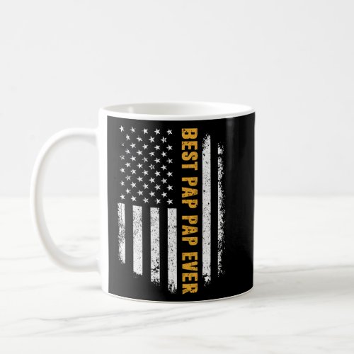 Best Pap Pap Ever Shirt American Flag Fathers Day Coffee Mug