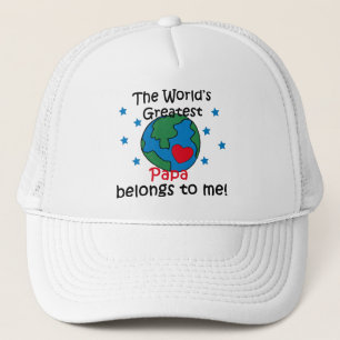 Best Papa Belongs to me Trucker Hat