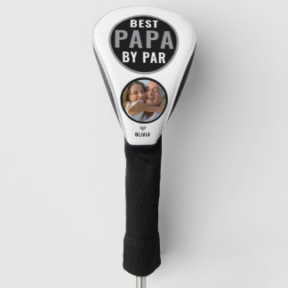  Best Papa By Par Golf Gift Custom Name Photo Golf Head Cover