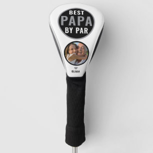  Best Papa By Par Golf Gift Custom Name Photo Head Cover