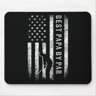 Best Papa By Par Golfing Gifts Papa Father's Day G Mouse Pad