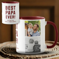 Best Papa Ever 4 Photo Collage 