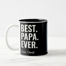 Best. Papa. Ever. Father's Day Photo Two-Tone Coff